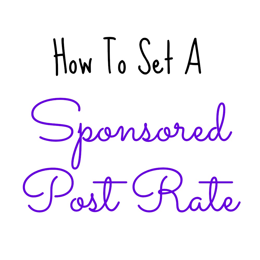 How To Set A Sponsored Post Rate | Bonjour, Blogger! image 2