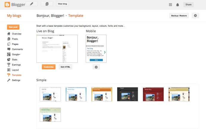 how to back up blogger template blogger layout blogger posts blogger comments