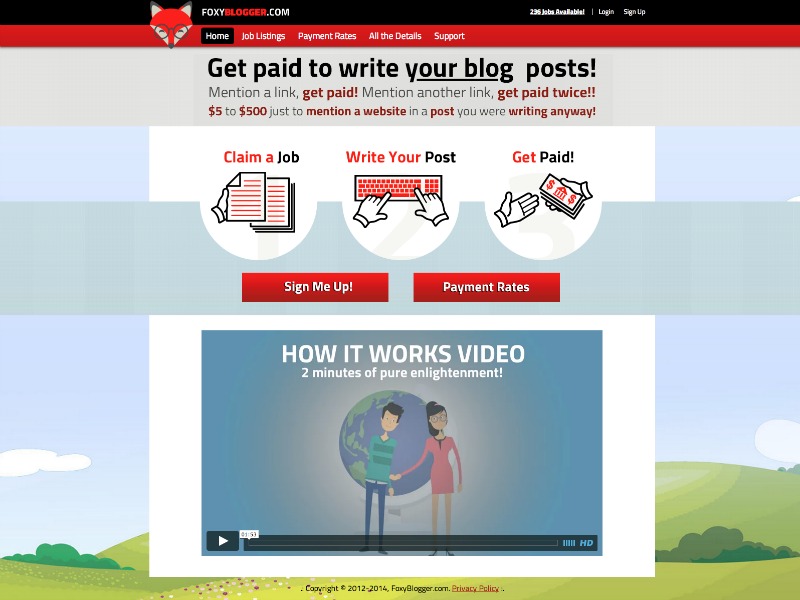 Bonjour, Blogger! Foxyblogger.com 