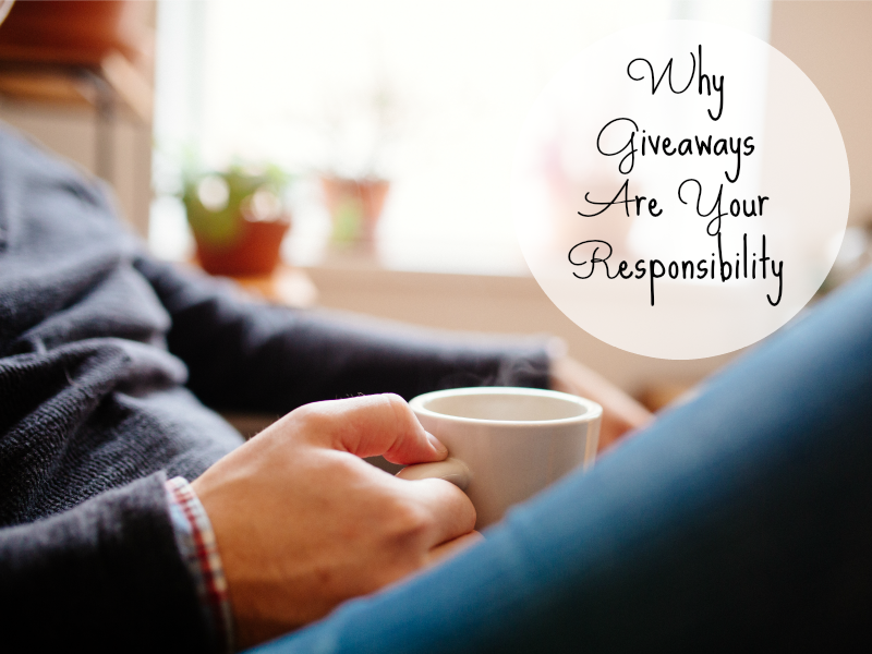 Bonjour, Blogger! Why Giveaways Are YOUR Responsibility 