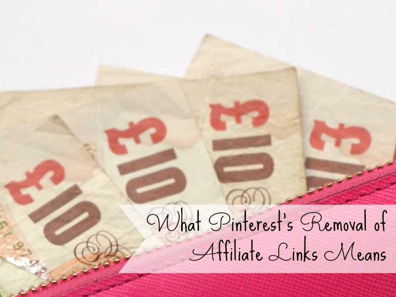Pinterest Removes Affiliate Links