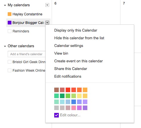 Bonjour, Blogger! How To Create An Editorial Calendar With Google Calendar image 3